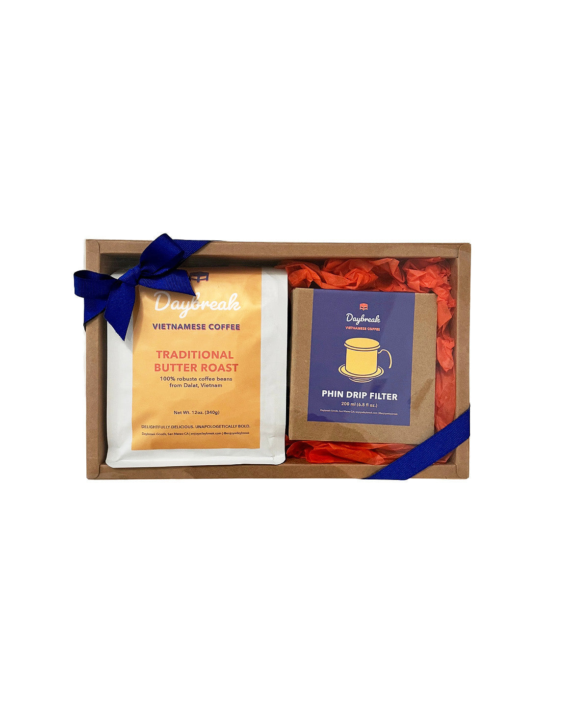 Gift Box: Coffee Beans + Phin Filter (Local Delivery)