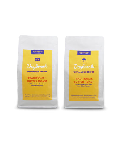 2-PACK Mix OR Match: Traditional Butter Roast Whole Bean Coffee (Local Delivery)