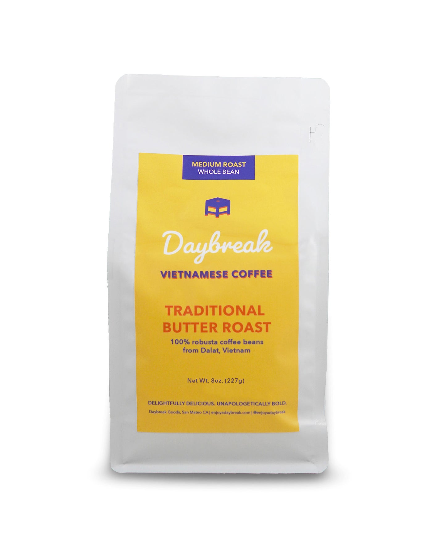 Traditional Butter Roast Whole Bean Coffee - MEDIUM ROAST (Local Delivery)
