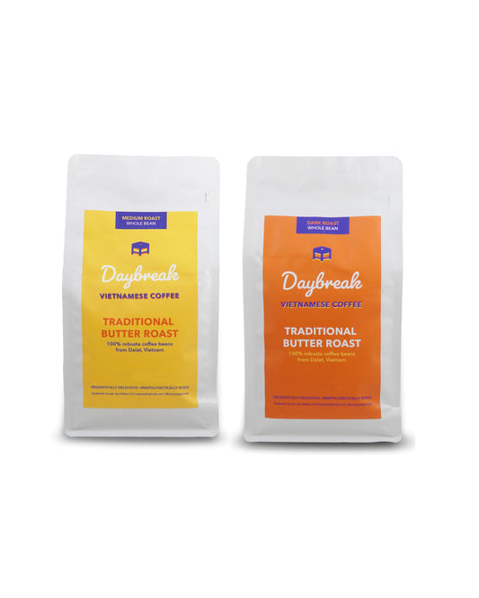 2-PACK Mix OR Match: Traditional Butter Roast Whole Bean Coffee (Local Delivery)